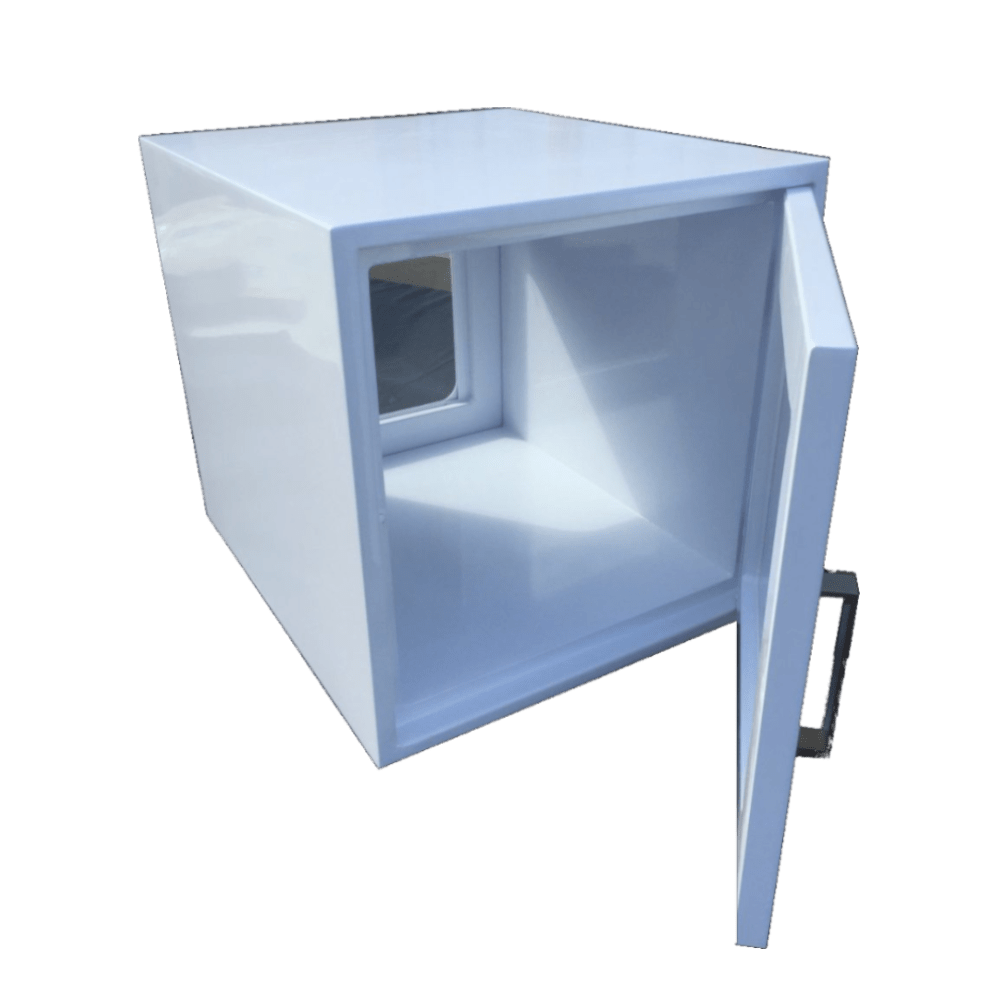 Pass box open - pharmaceutical areas, manual door