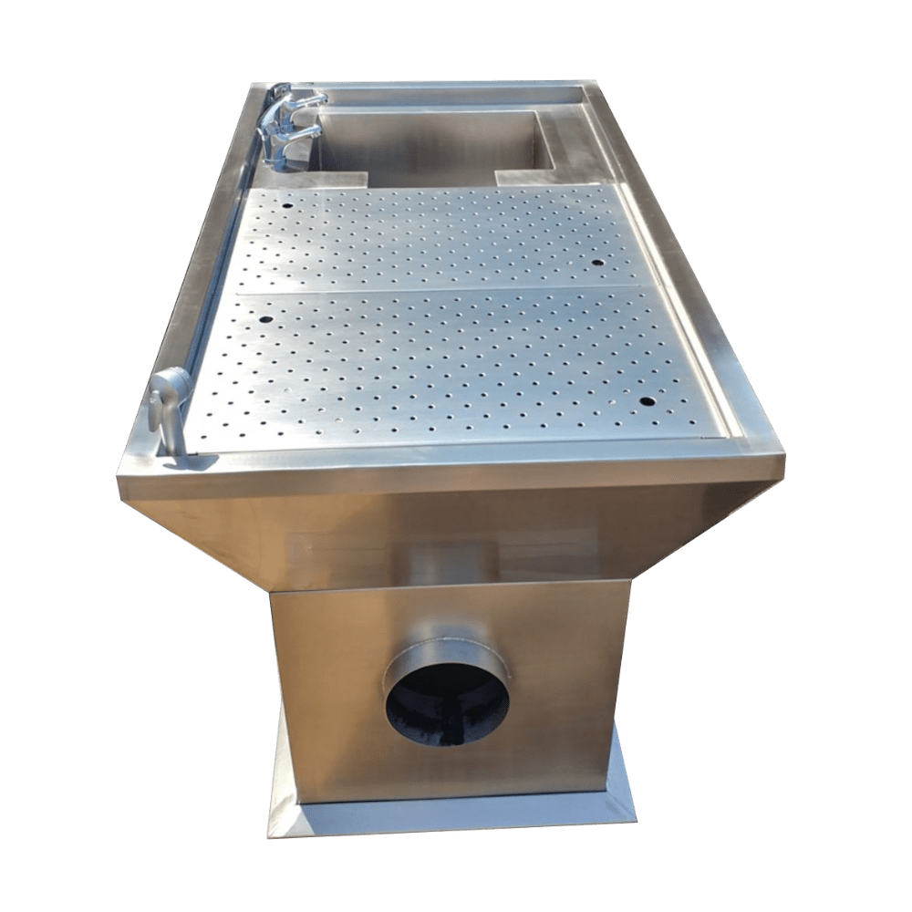autopsy table - 3d - frontal view
